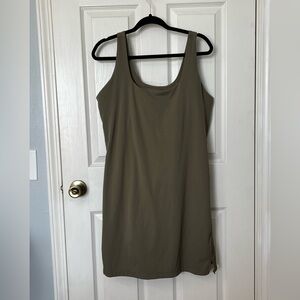 Old Navy Active Power Soft Olive Green Athletic Dress XL